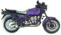 Hornig Pin R 100 R (purple) for BMW R 100 Model | Pin-0142
