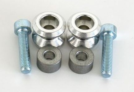 Hornig Rear Stand, Spare parts 2x Bobbin's polished | S052