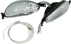 Hornig LED turning signals with white lenses | WLB-47-L