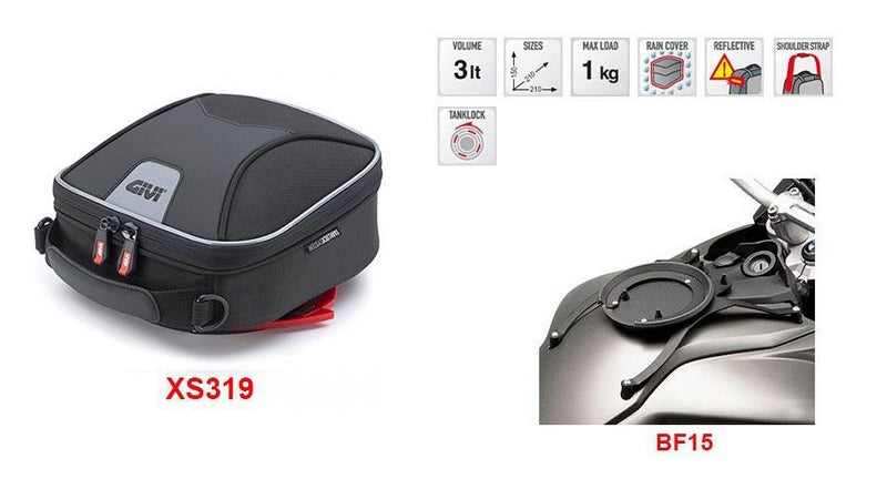Hornig / ホーニグ ピン Tankbag XS319 for BMW F650GS (08-12), F700GS & F800GS | XS319