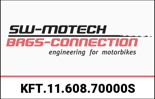 SW MOTECH TRAX ADV aluminium case system. Silver. 45/37 l. Triumph Tiger 900 GT/Rally Pro. | KFT.11.608.70000/S