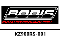 Bodis MGP-N, Slip-On, Stainless Steel Black for KAWASAKI Z900RS (2018-2019) | KZ900RS-001