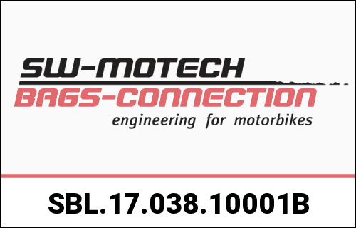SW MOTECH Crash bar. Black. Moto Guzzi V100 Mandello/S, Stelvio. | SBL.17.038.10001/B