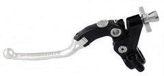 Accossato cable clutch control, standard folding lever, Silver colour, 32 mm, RST