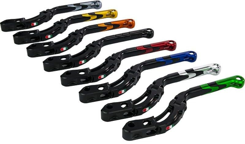 Accossato Spare part brake lever for and Brembo radial master cylinders, with "Revolution-handle", Green colour, distance: 18 mm - 19 mm - 20 mm – 21mm, PRS (17 -18-19)
