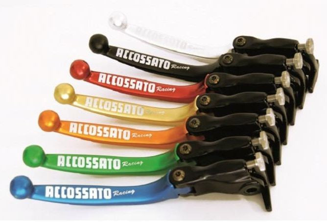 Accossato folding clutch lever for oem master cylinders