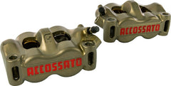 Accossato cnc-worked monoblock brake caliper, 100 mm, titanium-made pistons