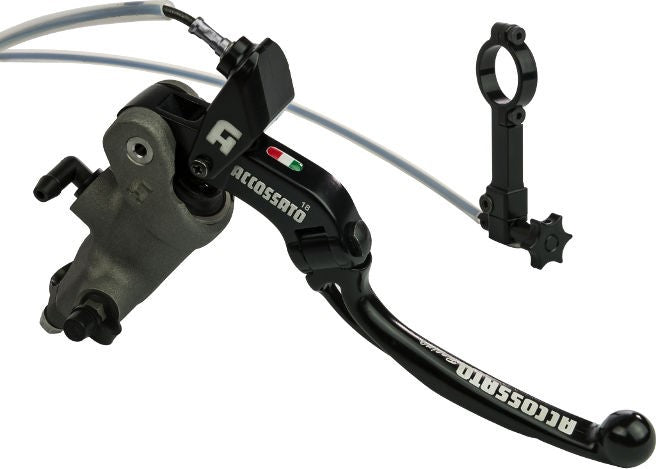 Accossato 90° remote adjuster for master cylinders, provided with long holder