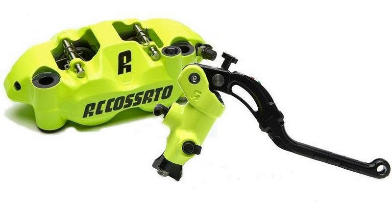 Accossato Kit radial brake master cylinder CY042N + monoblock forged brake caliper PZ004N