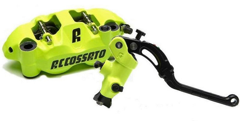 Accossato Kit radial brake master cylinder CY044N + monoblock forged brake caliper PZ004N