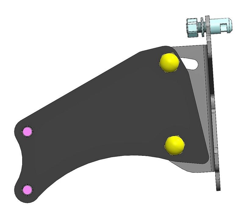 Side Mount License Plate Bracket