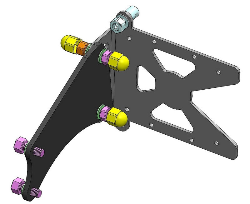 Side Mount License Plate Bracket