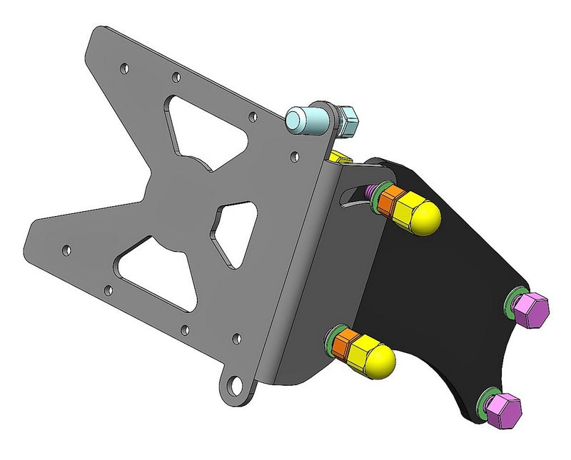 Side Mount License Plate Bracket