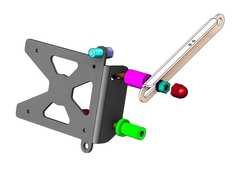 Side Mount License Plate Bracket