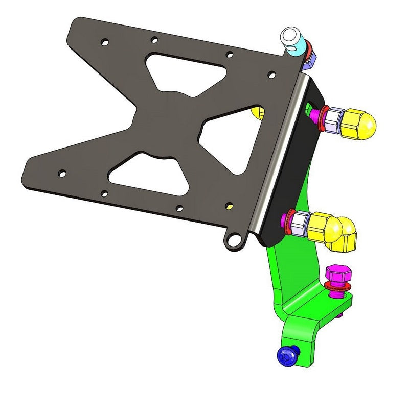 Side Mount License Plate Bracket