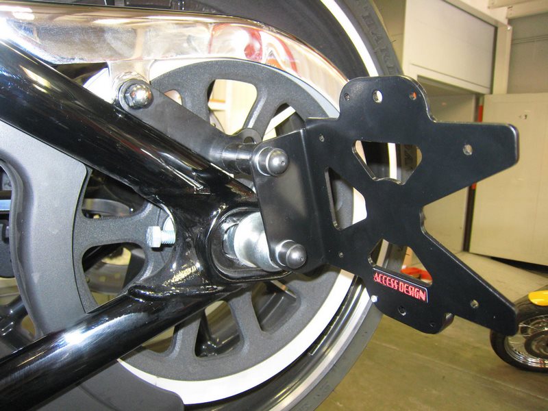 Side Mount License Plate Bracket