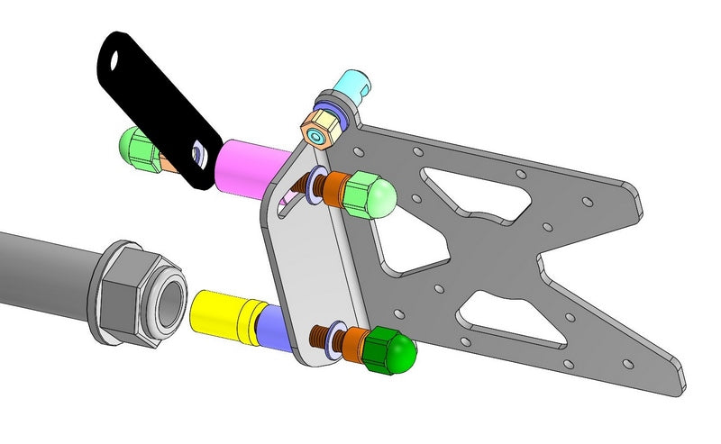Side Mount License Plate Bracket