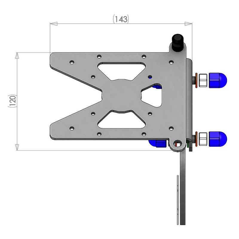 Side Mount License Plate Bracket