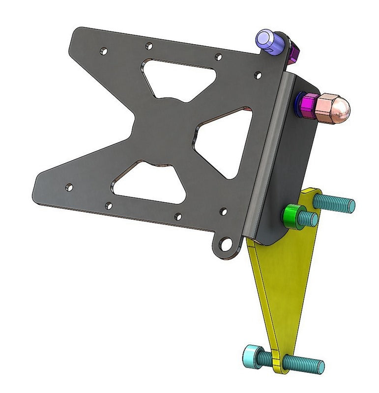 Side Mount License Plate Bracket