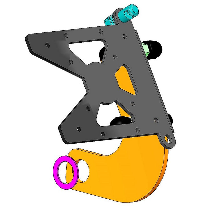 Side Mount License Plate Bracket