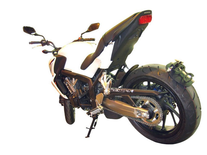 License Plate Holder And Mudguard