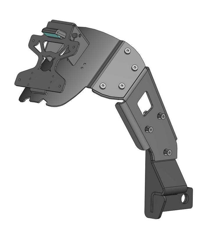 License Plate Holder And Mudguard