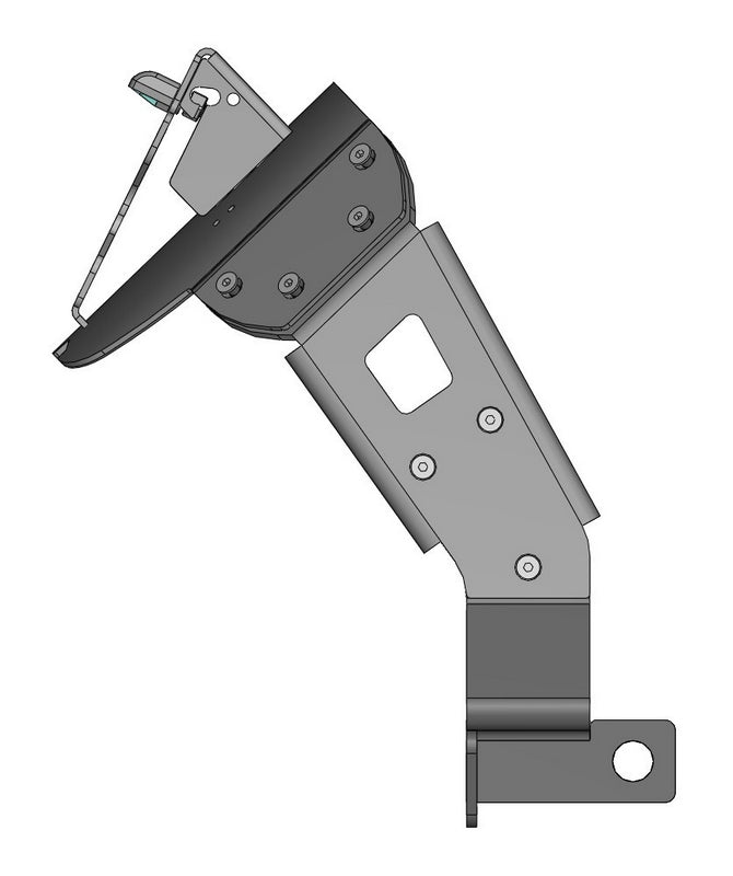 License Plate Holder And Mudguard
