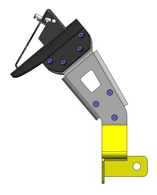 License Plate Holder And Mudguard