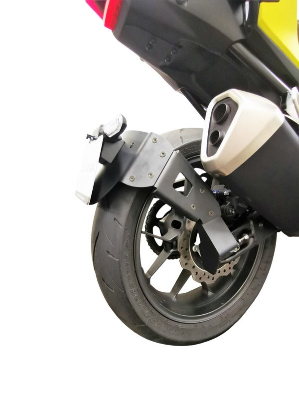 License Plate Holder And Mudguard