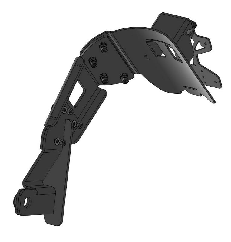 License Plate Holder And Mudguard