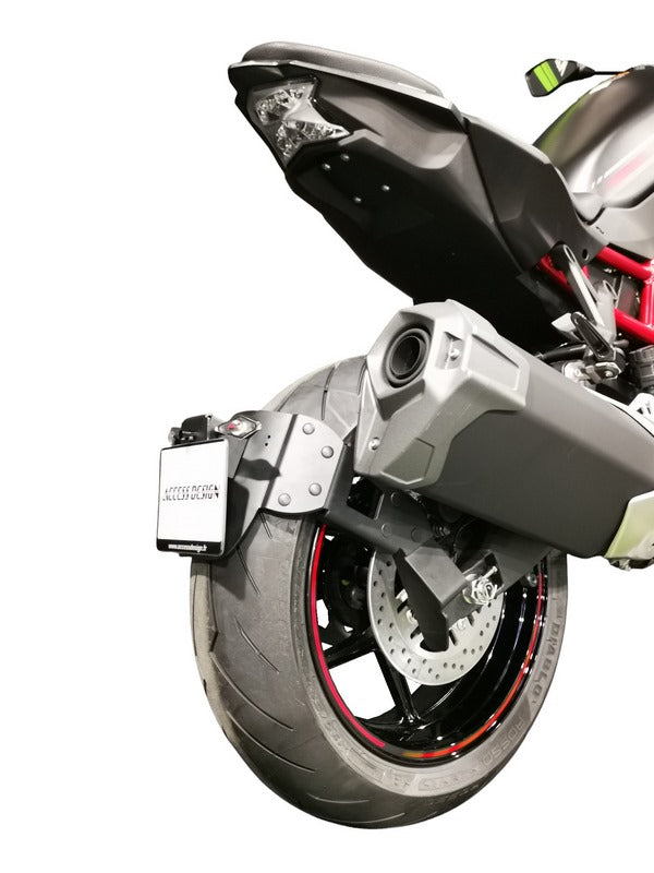 License Plate Holder And Mudguard