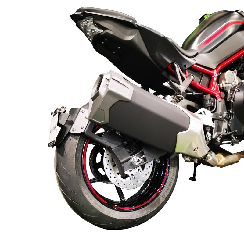 License Plate Holder And Mudguard