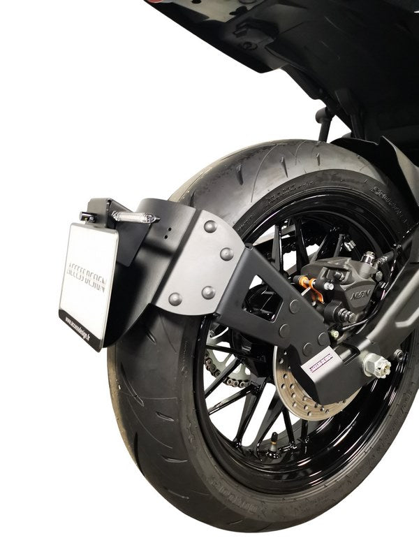 License Plate Holder And Mudguard