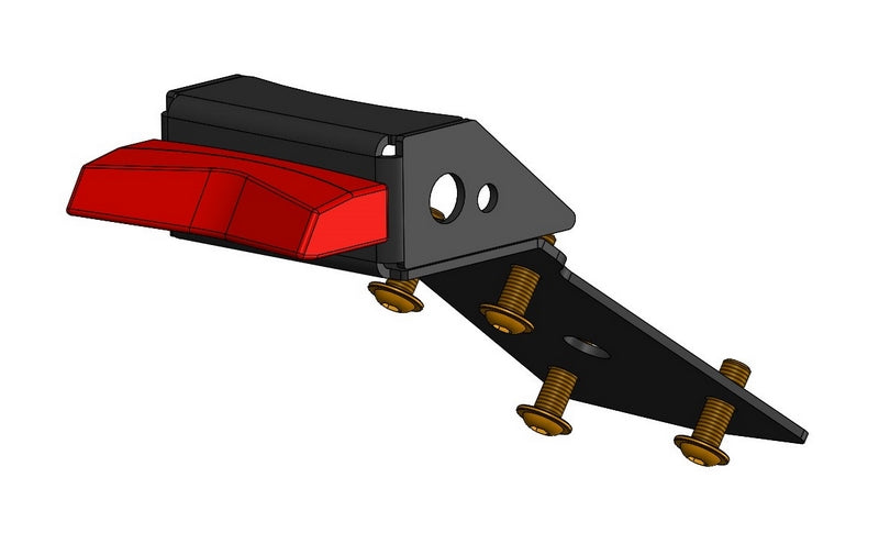 License Plate Holder And Mudguard