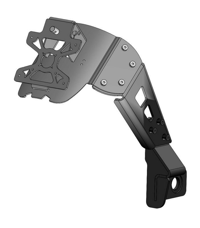 License Plate Holder And Mudguard