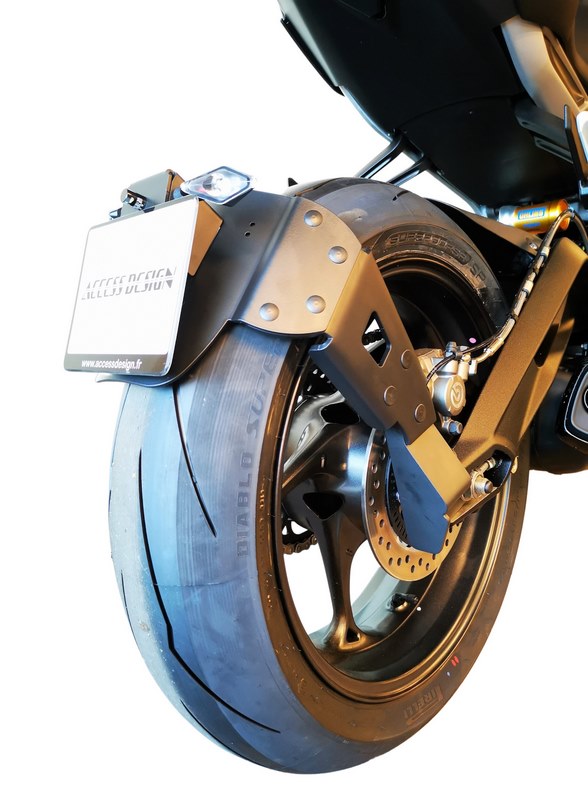 License Plate Holder And Mudguard