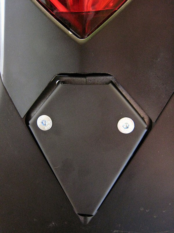 License Plate Holder And Mudguard