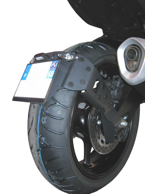 License Plate Holder And Mudguard