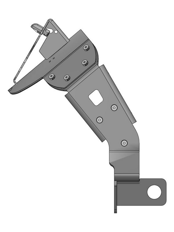 License Plate Holder And Mudguard