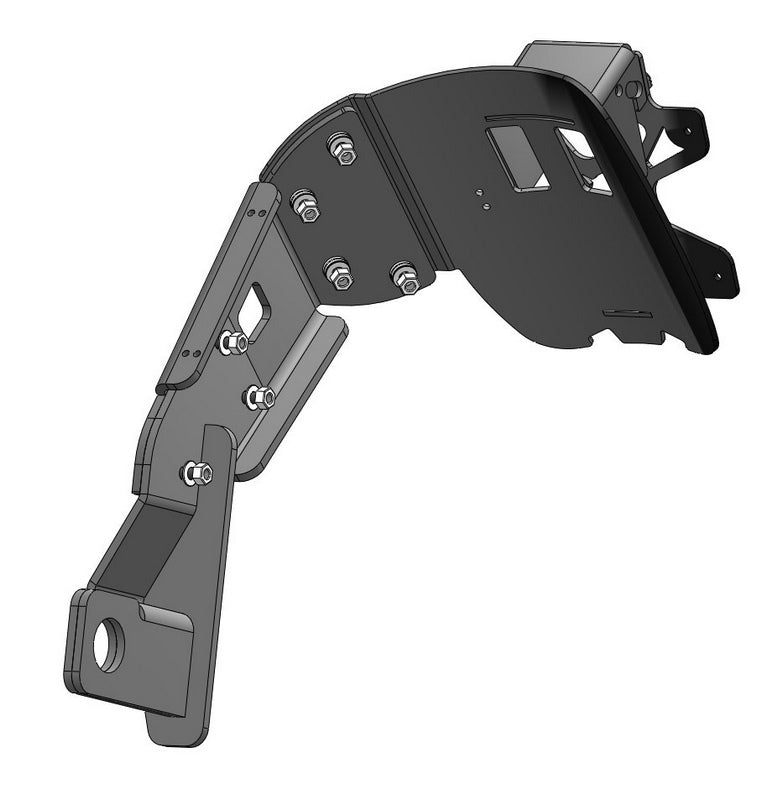 License Plate Holder And Mudguard