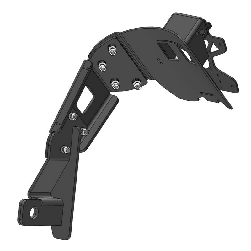 License Plate Holder And Mudguard