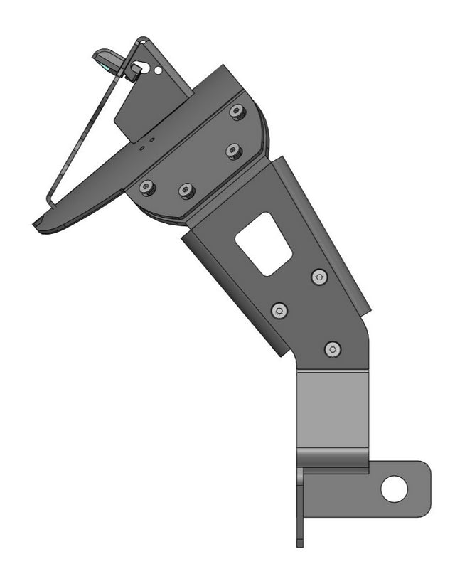 License Plate Holder And Mudguard