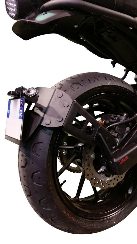 License Plate Holder And Mudguard