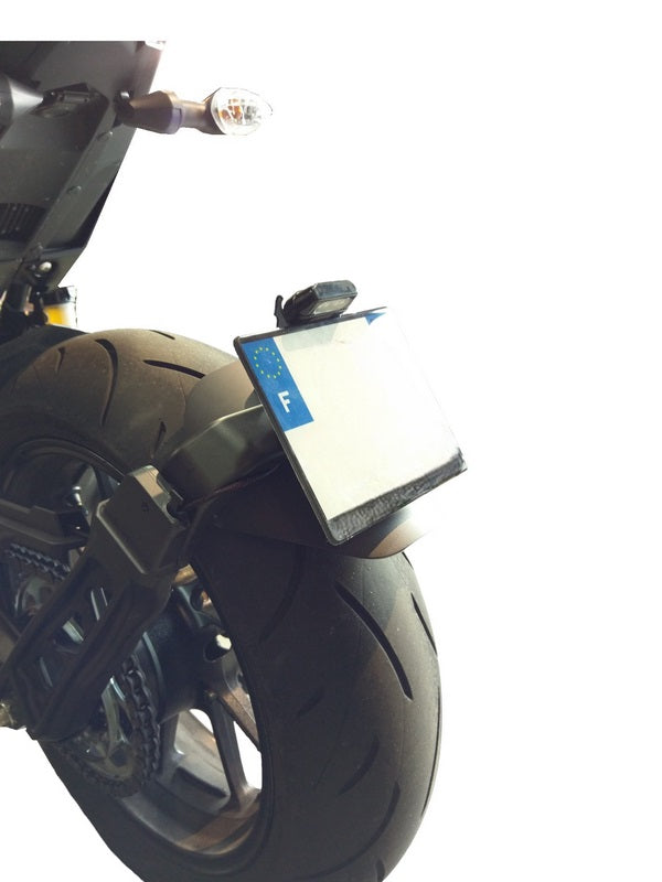 License Plate Holder And Mudguard