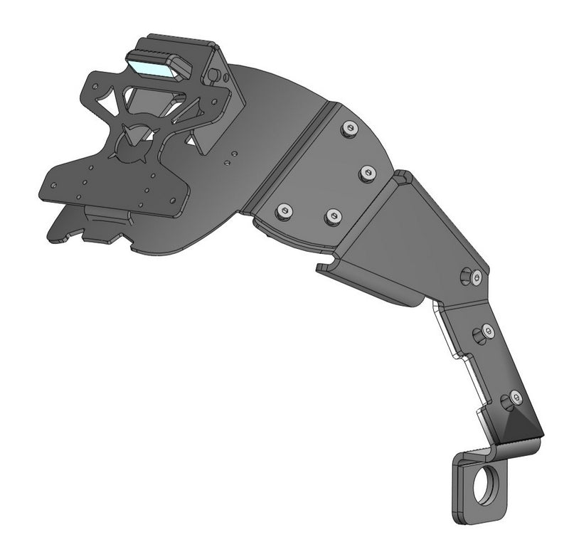 License Plate Holder And Mudguard
