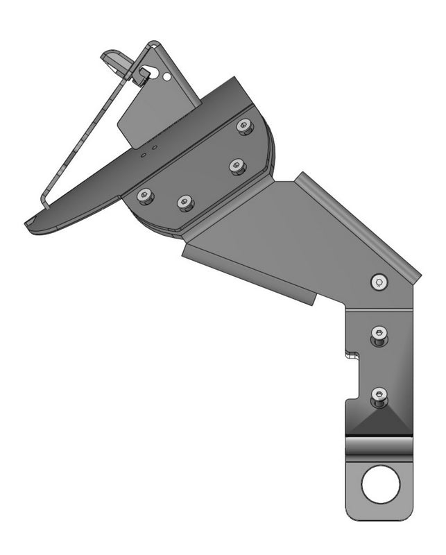 License Plate Holder And Mudguard