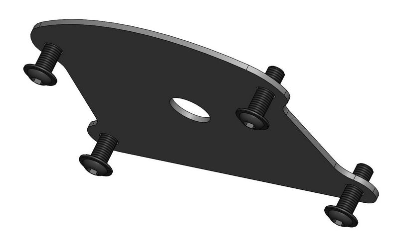 License Plate Holder And Mudguard