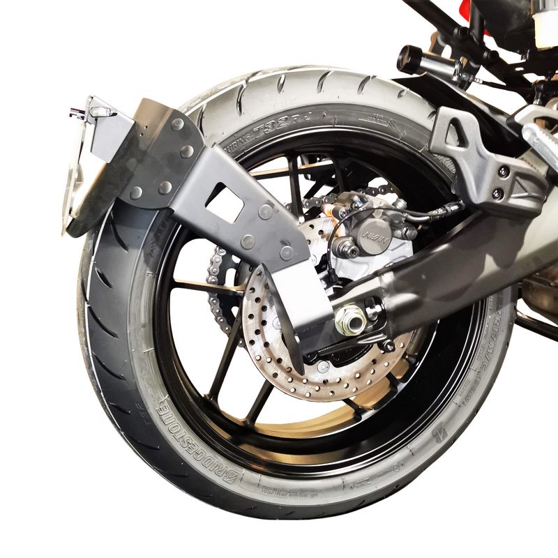 License Plate Holder And Mudguard