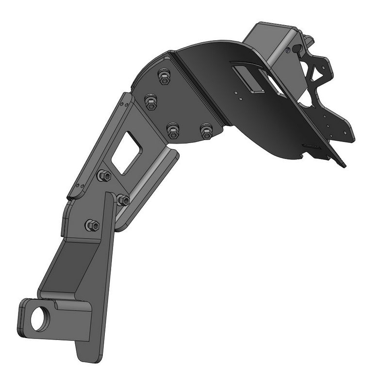 License Plate Holder And Mudguard