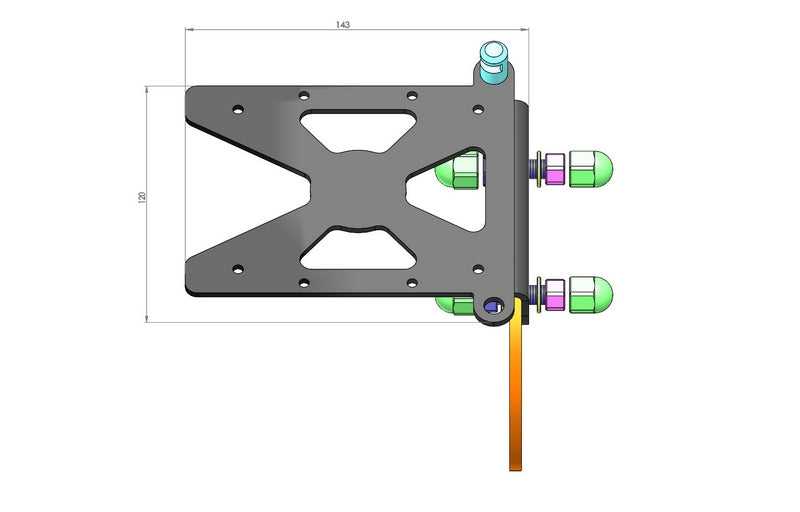 Side Mount License Plate Bracket